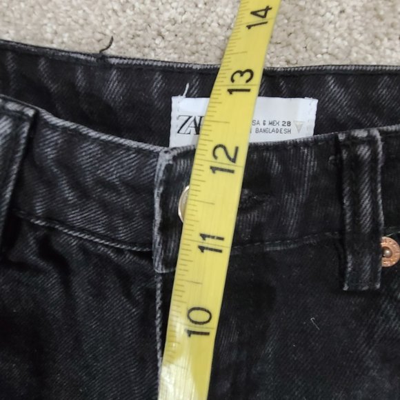 Zara black distressed jeans - Picture 2 of 9